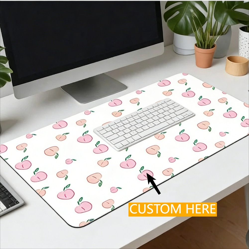 Home Textile - แผ่นรองเมาส์แบบกำหนดเอง 1 ชิ้นพร้อมรูปภาพ - แผ่นรองโต๊ะแบบปรับแต่งได้สำหรับแล็ปท็อป เหมาะสำหรับสำนักงาน